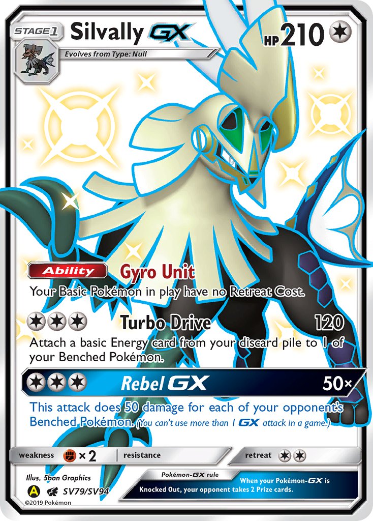 Silvally GX - SV79/SV94 - Hidden Fates - Holo - Card Cavern