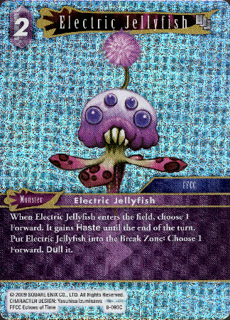 Electric Jellyfish - 8-093C - Opus VIII - Foil - Card Cavern
