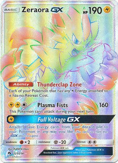 Zeraora GX Hyper Rare - 221/214 - Lost Thunder - Holo - Card Cavern