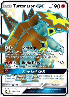 Turtonator GX - SV52/SV94 - Hidden Fates - Holo - Card Cavern