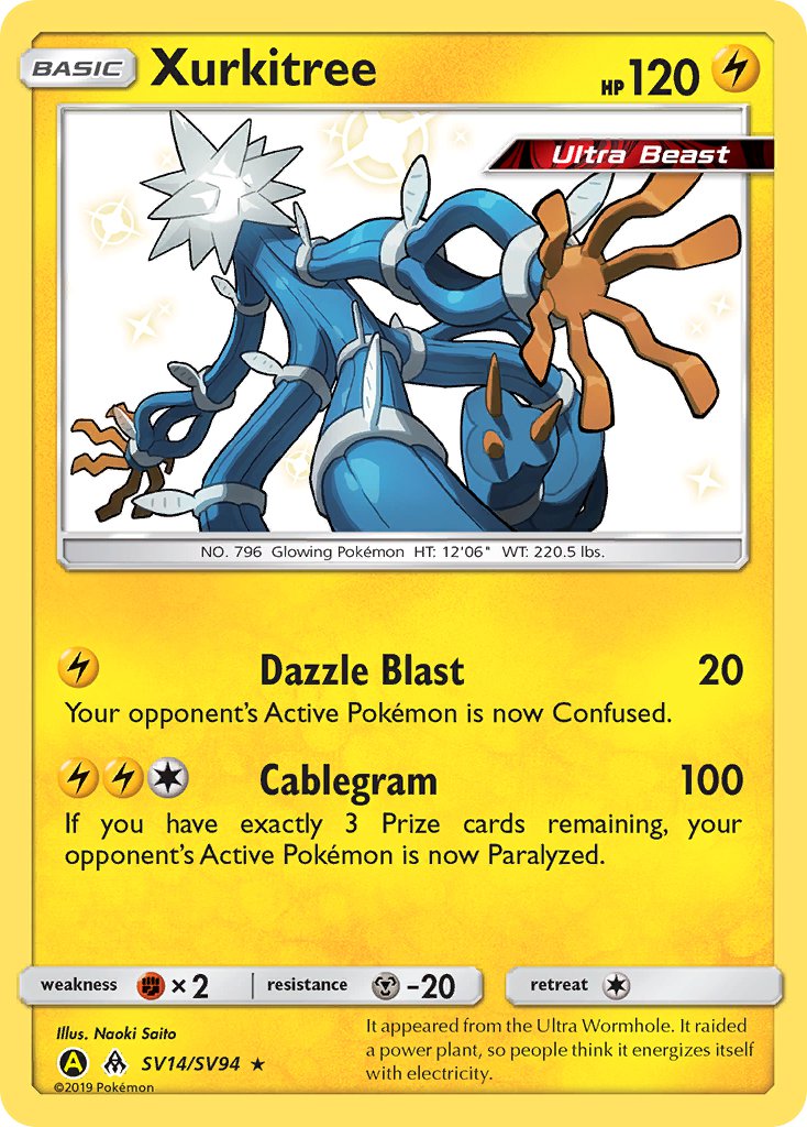 Xurkitree - SV14/SV94 - Hidden Fates - Card Cavern