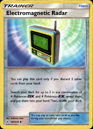 Electromagnetic Radar - 169/214 - Unbroken Bonds - Reverse Holo - Card Cavern