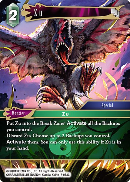 Zu - 7-053C - Opus VII - Foil - Card Cavern