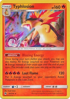 Typhlosion - 42/214 - Lost Thunder - Holo - Card Cavern