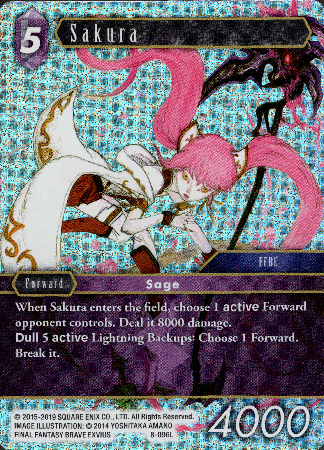 Sakura - 8-096L - Opus VIII - Foil - Card Cavern