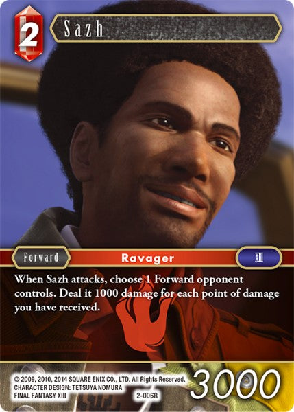 Sazh - 2-006R - Opus II - Card Cavern