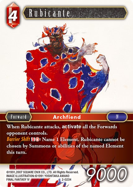 Rubicante - 2-023H - Opus II - Foil - Card Cavern