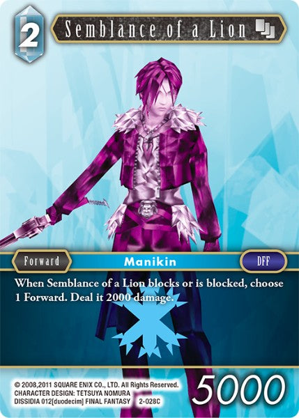 Semblance of a Lion - 2-028C - Opus II - Card Cavern