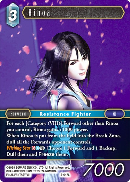 Rinoa - 2-047L - Opus II - Foil - Card Cavern