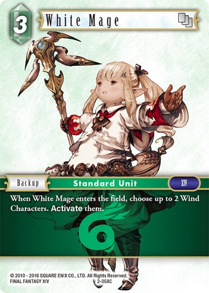 White Mage - 2-058C - Opus II - Foil - Card Cavern