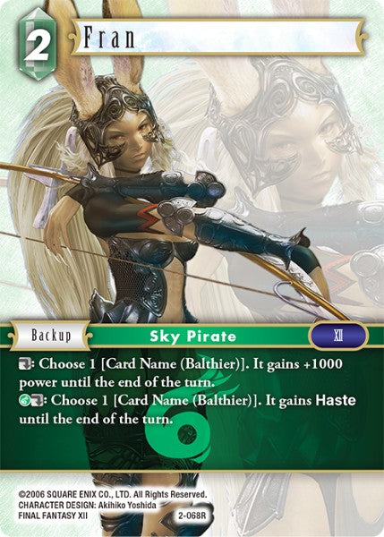 Fran - 2-068R - Opus II - Card Cavern