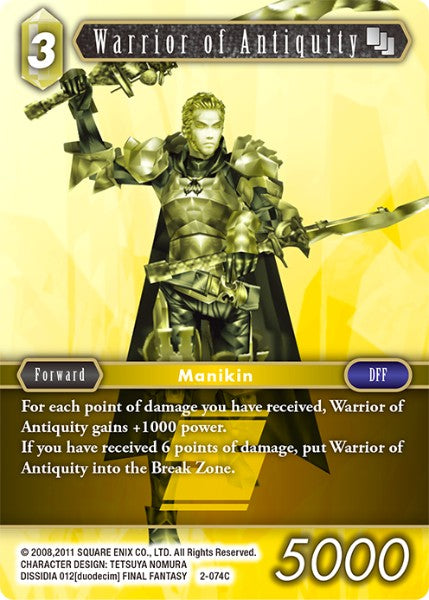 Warrior of Antiquity - 2-074C - Opus II - Card Cavern