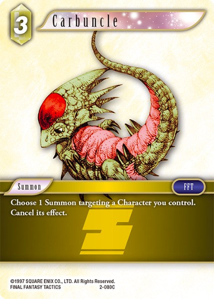 Carbuncle - 2-080C - Opus II - Foil - Card Cavern