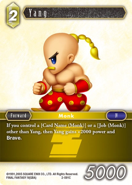 Yang - 2-091C - Opus II - Foil - Card Cavern