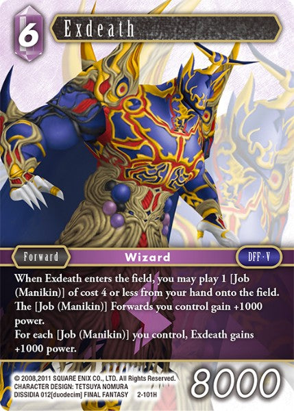 Exdeath - 2-101H - Opus II - Card Cavern