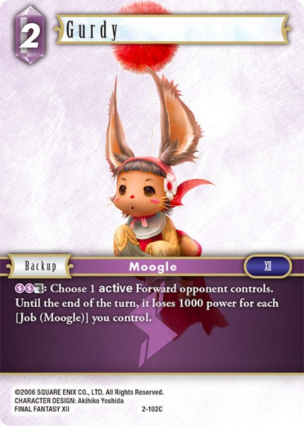 Gurdy - 2-102C - Opus II - Foil - Card Cavern