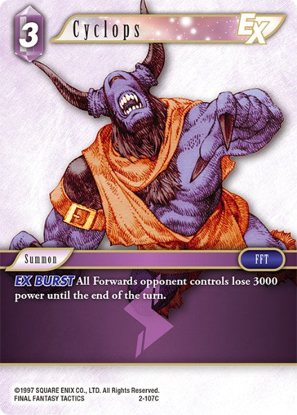 Cyclops - 2-107C - Opus II - Card Cavern