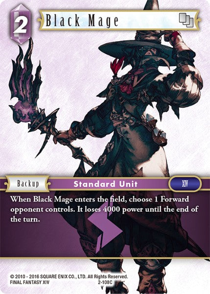 Black Mage - 2-108C - Opus II - Card Cavern