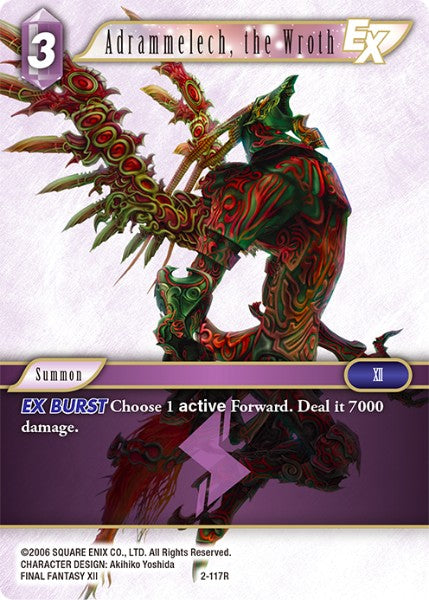 Adrammelech, the Wroth - 2-117R - Opus II - Card Cavern