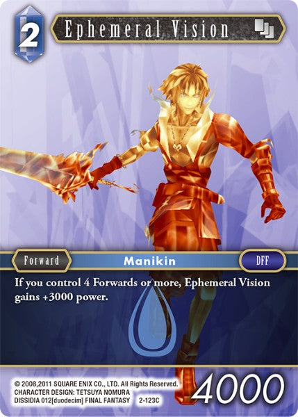 Ephemeral Vision - 2-123C - Opus II - Foil - Card Cavern