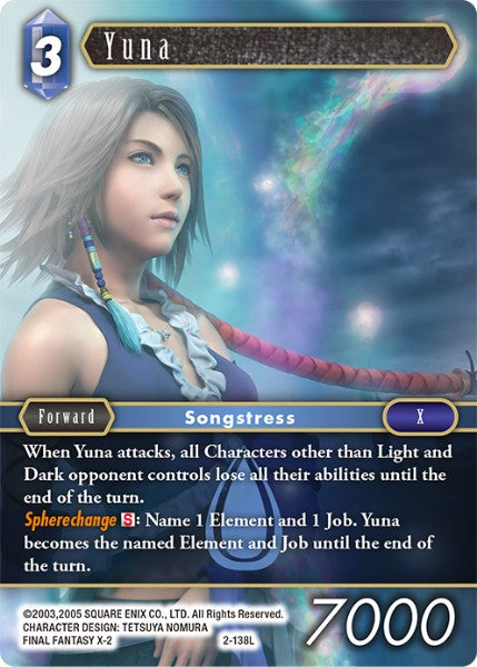 Yuna - 2-138L - Opus II - Foil - Card Cavern