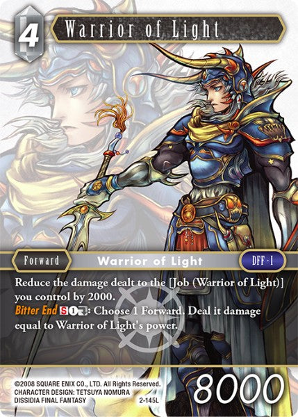 Warrior of Light - 2-145L - Opus II - Foil - Card Cavern