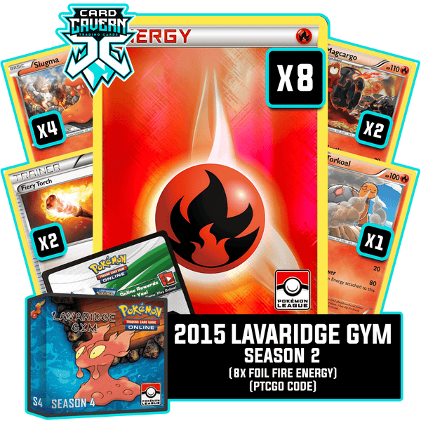 2015 Lavaridge Gym Season 2 PTCGO Code - Card Cavern