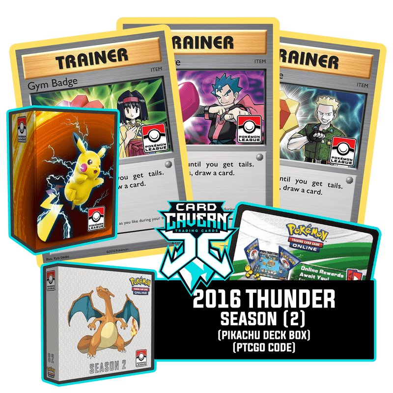 2016 Thunder Season 2 PTCGO Code Card Cavern Trading Cards, LLC 2016 Thunder Season 2 PTCGO Code Card Cavern Trading Cards, LLC