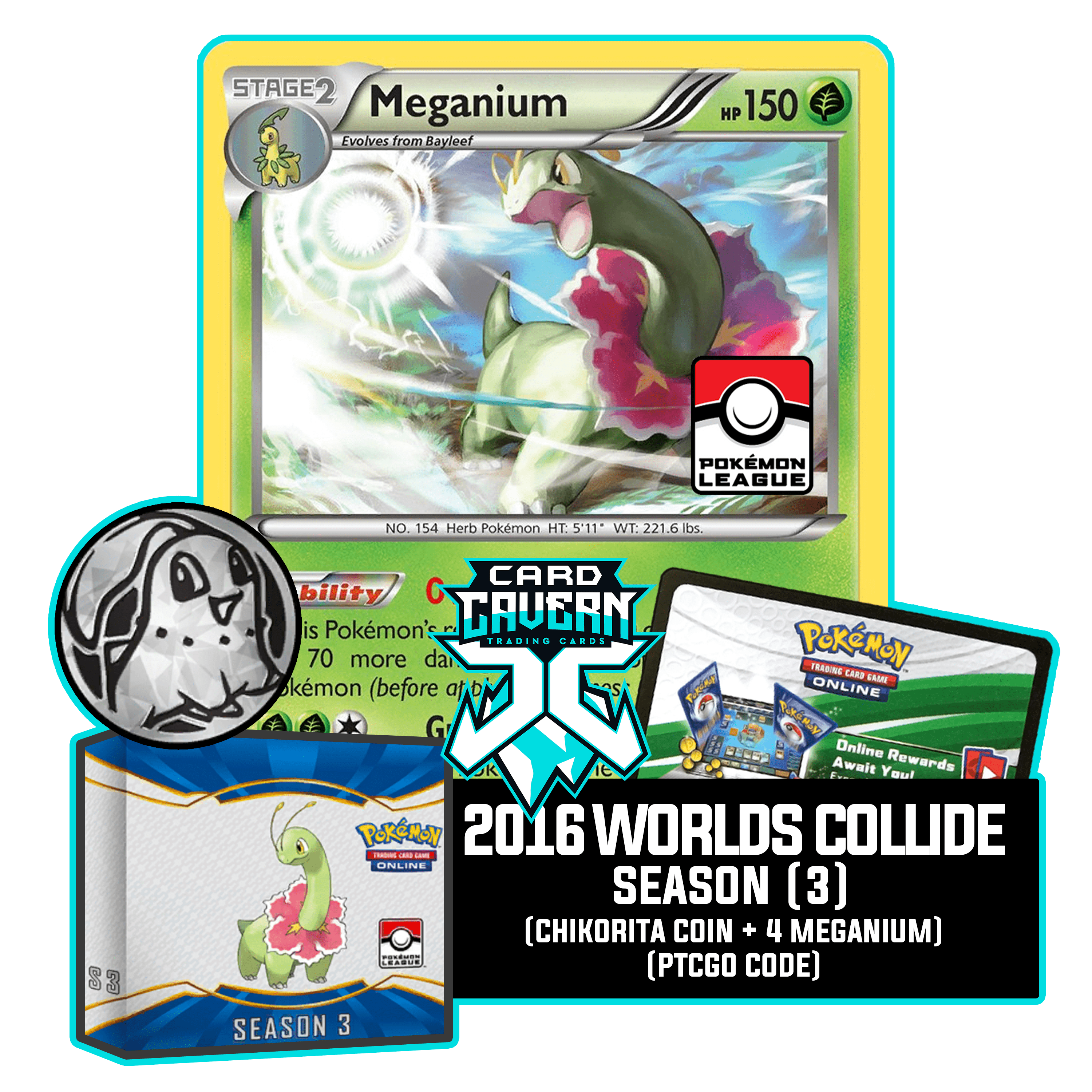 2016 Worlds Collide Season 3 PTCGO Code - Card Cavern