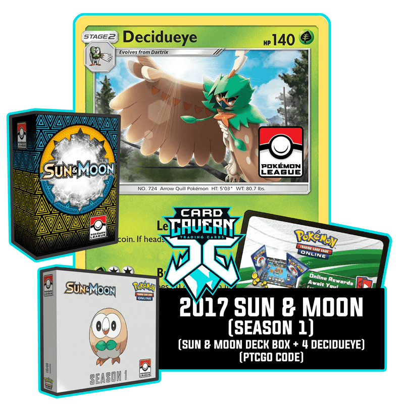 2017 Sun & Moon Season 1 PTCGL Code - Card Cavern