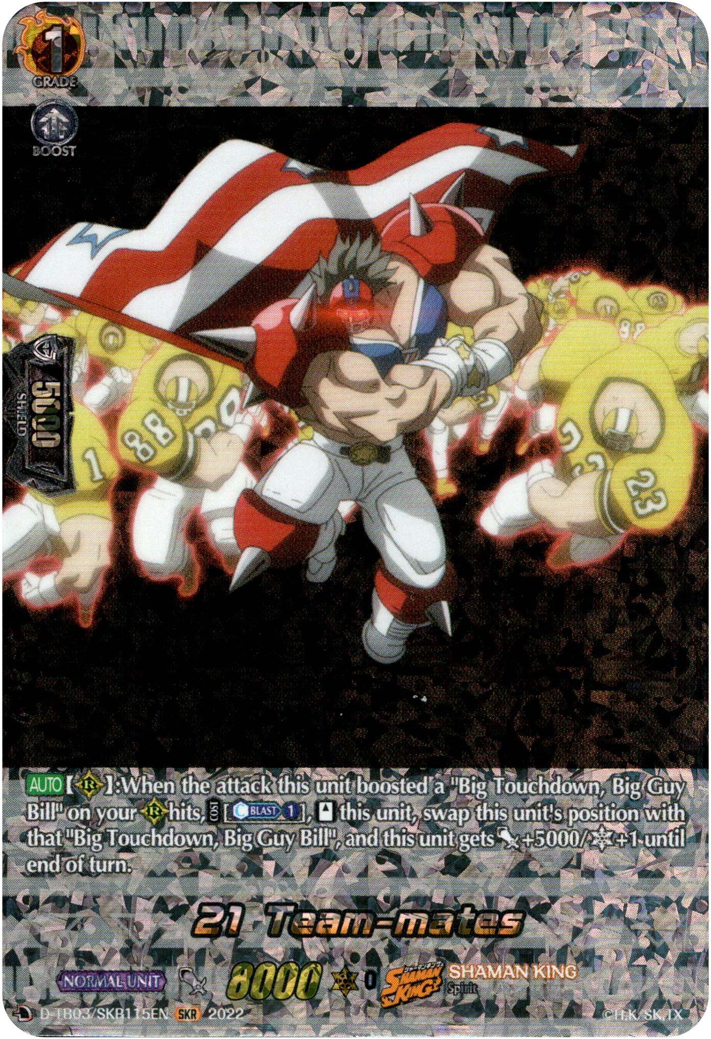 21 Team-mates - D-TB03/SKR115EN - Shaman King - Card Cavern