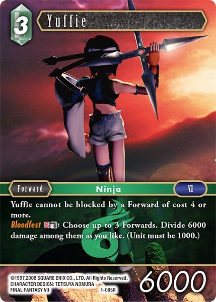 Yuffie - 1-085R - Opus I - Foil - Card Cavern