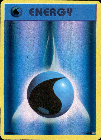 Water Energy - 93/108 - Evolutions - Reverse Holo - Card Cavern