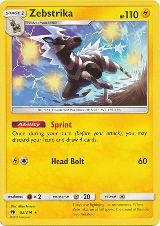 Zebstrika - 82/214 - Lost Thunder - Card Cavern