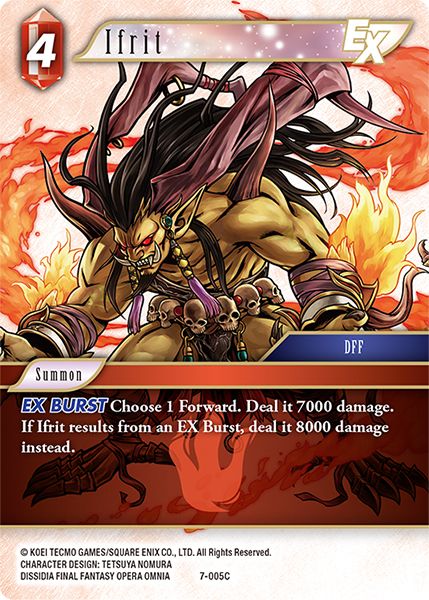 Ifrit - 7-005C - Opus VII - Foil - Card Cavern
