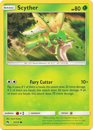 Scyther - 3/214 - Lost Thunder - Card Cavern