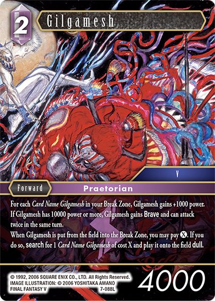 Gilgamesh - 7-088L - Opus VII - Foil - Card Cavern