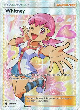 Whitney Full Art - 214/214 - Lost Thunder - Holo - Card Cavern