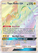 Tapu Koko GX Hyper Rare - 153/145 - Guardians Rising - Holo - Card Cavern