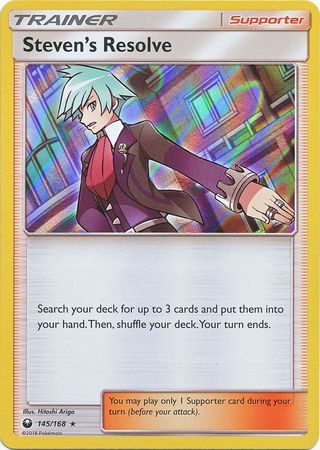 Steven’s Resolve - 145/168 - Celestial Storm - Holo - Card Cavern