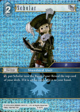 Scholar - 8-027C - Opus VIII - Foil - Card Cavern