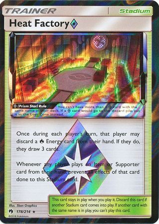 Heat Factory Prism Star - 178/214 - Lost Thunder - Holo - Card Cavern