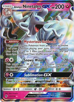 Alolan Ninetales GX - 132/214 - Lost Thunder - Holo - Card Cavern