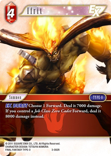 Ifrit - 3-002R - Opus III - Card Cavern