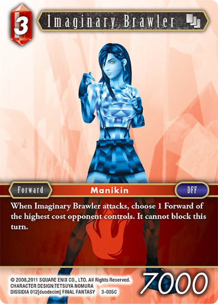 Imaginary Brawler - 3-005C - Opus III - Foil - Card Cavern