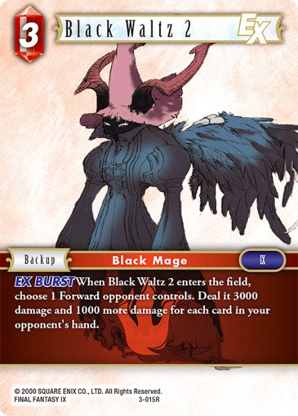 Black Waltz 2 - 3-015R - Opus III - Foil - Card Cavern