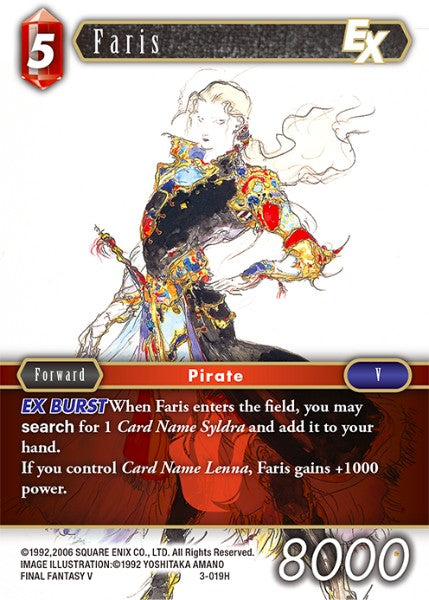 Faris - 3-019H - Opus III - Foil - Card Cavern