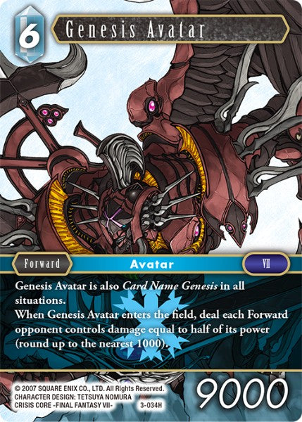 Genesis Avatar - 3-034H - Opus III - Card Cavern