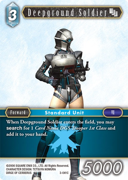 Deepground Soldier - 3-041C - Opus III - Foil - Card Cavern