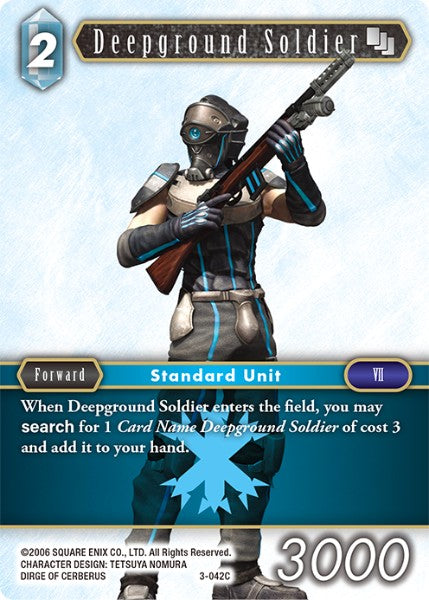 Deepground Soldier - 3-042C - Opus III - Card Cavern